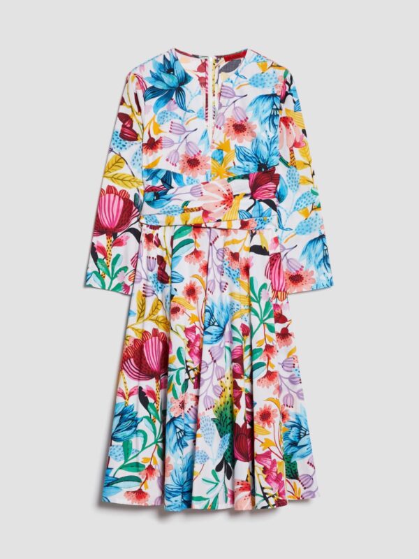 Cotton-poplin dress - Slika 5