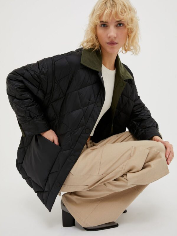 Reversible quilted jacket - Slika 3