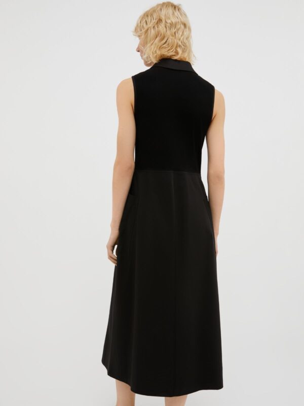 Jersey and gabardine dress - Slika 2