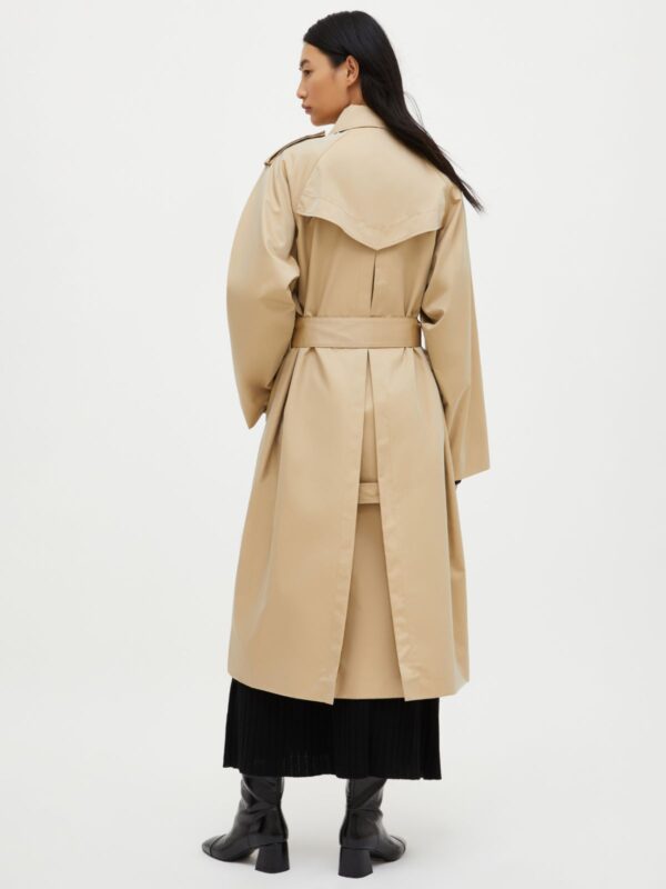 Oversized gabardine trench coat 6 Oversized gabardine trench coat - Slika 2