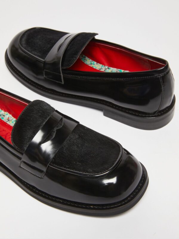 Loafers with ponyskin detail 8 Loafers with ponyskin detail - Slika 4