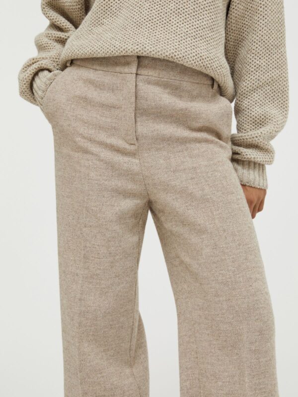 Undyed cotton and wool trousers 7 Undyed cotton and wool trousers - Slika 3