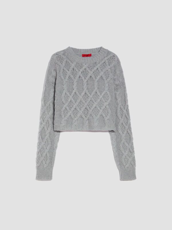 Cable-knit wool jumper - Slika 5