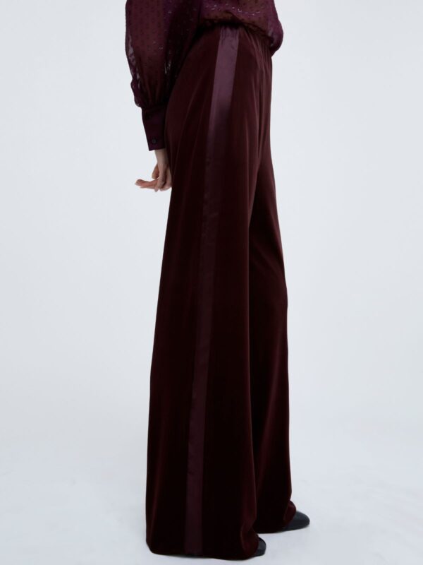 Velvet-jersey trousers 7 Velvet-jersey trousers - Slika 3