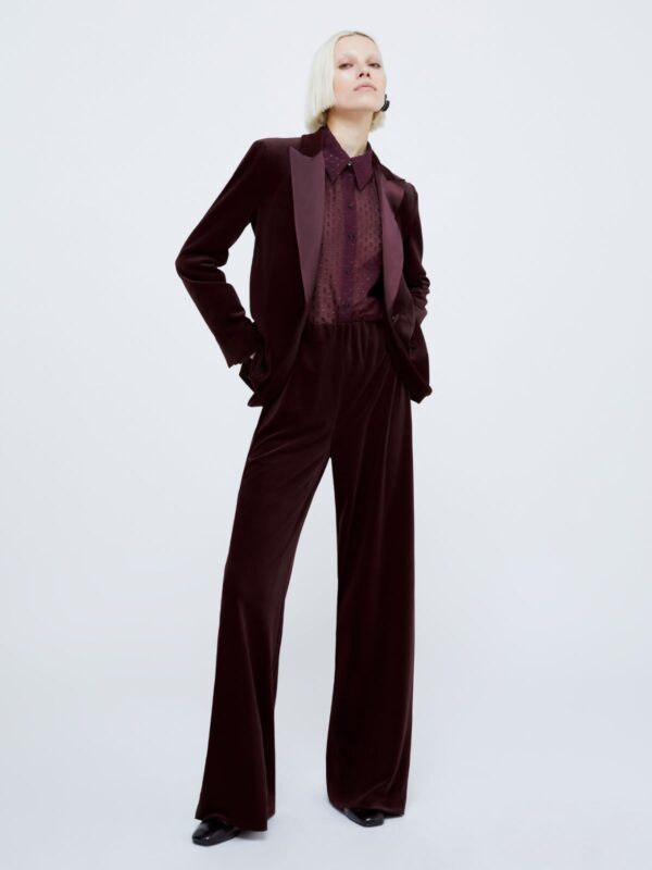 Velvet-jersey trousers 8 Velvet-jersey trousers - Slika 4