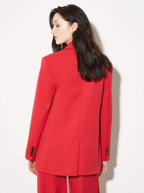 Oversized twill tuxedo blazer - Slika 2