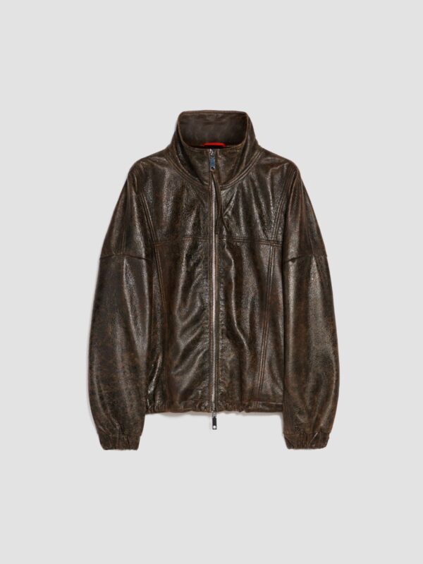 Leather bomber jacket 9 Leather bomber jacket - Slika 5
