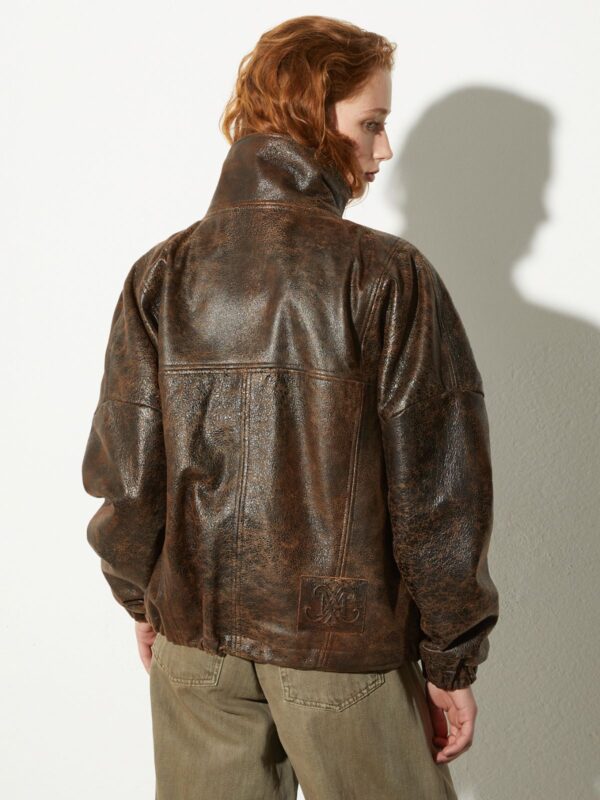 Leather bomber jacket 6 Leather bomber jacket - Slika 2