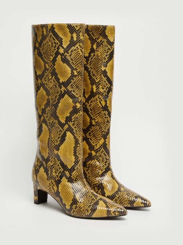 Python-print leather boots - Slika 2