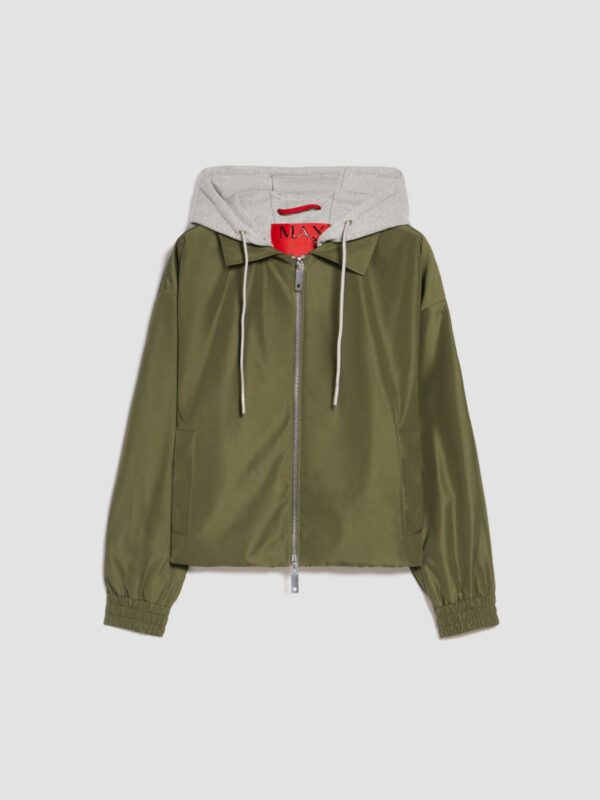 Duchesse-satin bomber jacket - Slika 5