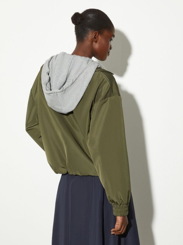 Duchesse-satin bomber jacket - Slika 2