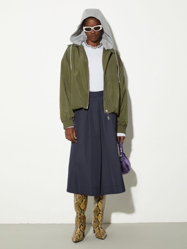 Duchesse-satin bomber jacket - Slika 4