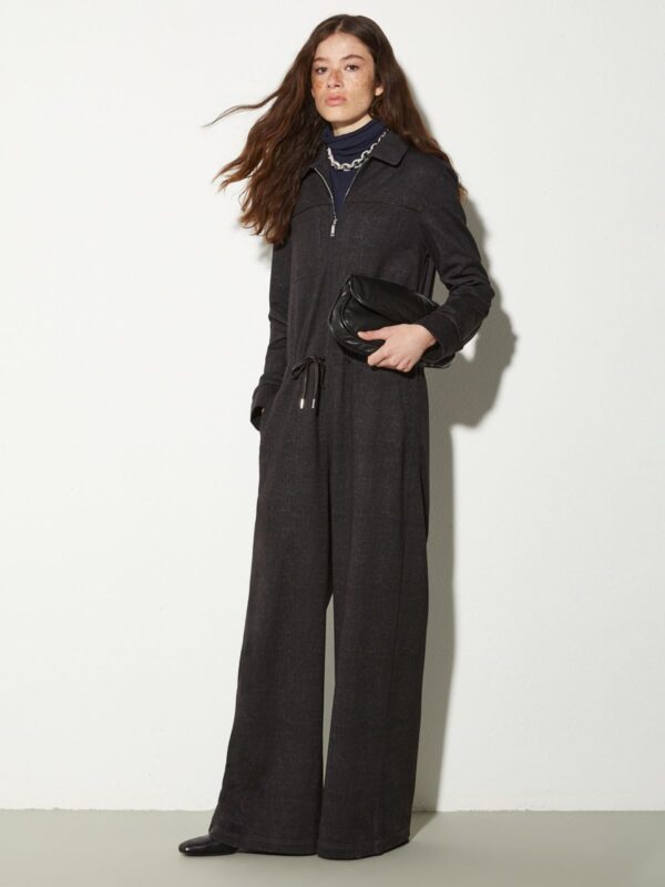 Washed-effect jersey jumpsuit 8 Washed-effect jersey jumpsuit - Slika 4