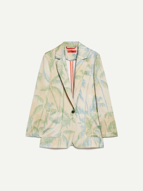 Straight-fit satin blazer - Slika 5