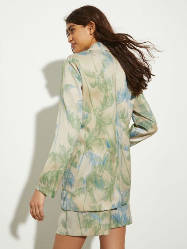 Straight-fit satin blazer - Slika 2
