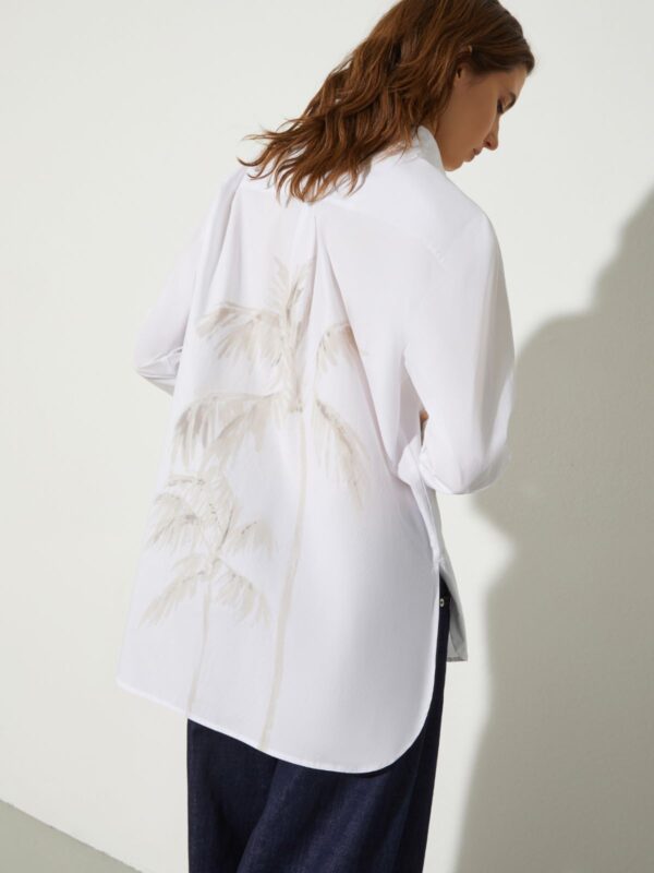 Printed cotton-poplin shirt 6 Printed cotton-poplin shirt - Slika 2
