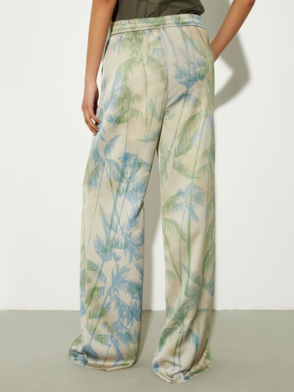 Wide-leg satin trousers - Slika 2