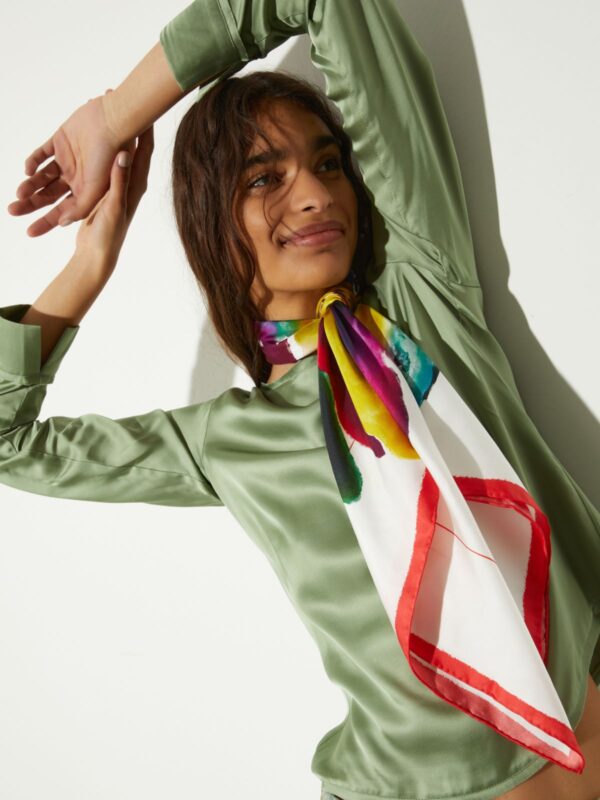 Silk twill foulard 6 Silk twill foulard - Slika 3