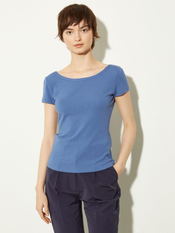 Slim-fit jersey T-shirt - Slika 1