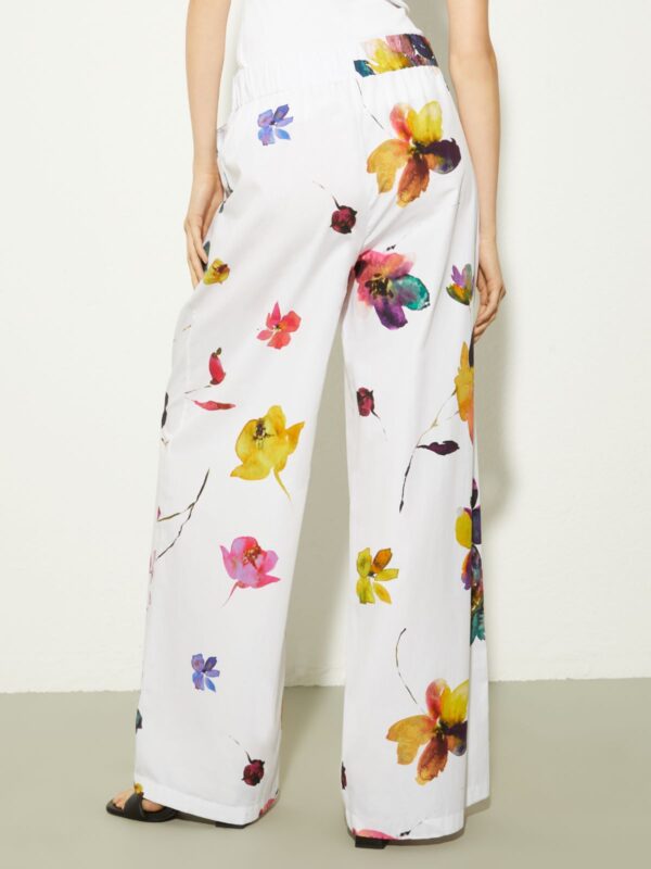 Wide-leg poplin trousers 6 Wide-leg poplin trousers - Slika 2