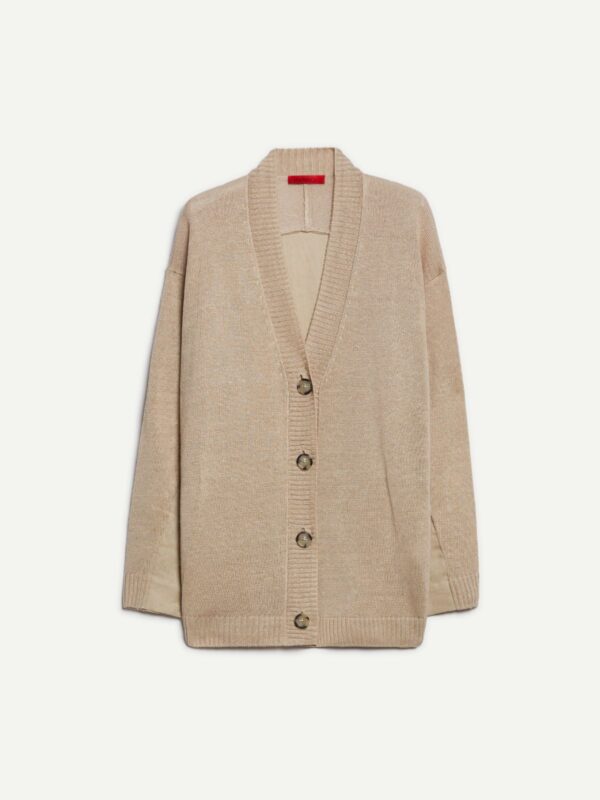 Oversized linen cardigan - Slika 5