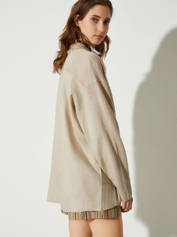 Oversized linen cardigan - Slika 2