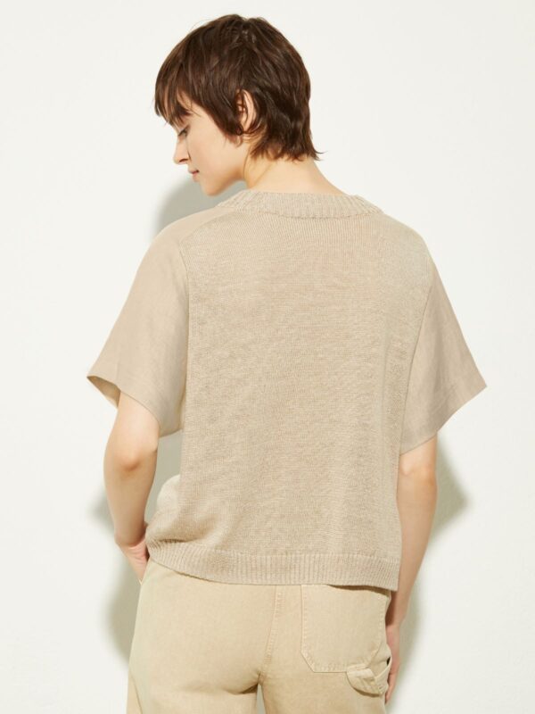 Tricot linen T-shirt 6 Tricot linen T-shirt - Slika 2