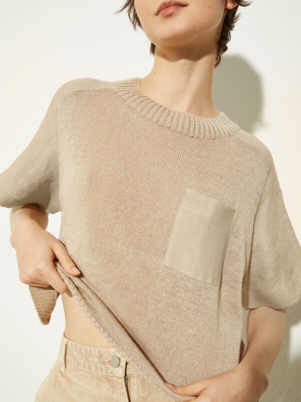 Tricot linen T-shirt 7 Tricot linen T-shirt - Slika 3