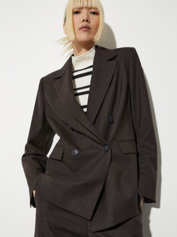 Double-breasted wool-blend blazer 7 Double-breasted wool-blend blazer - Slika 3