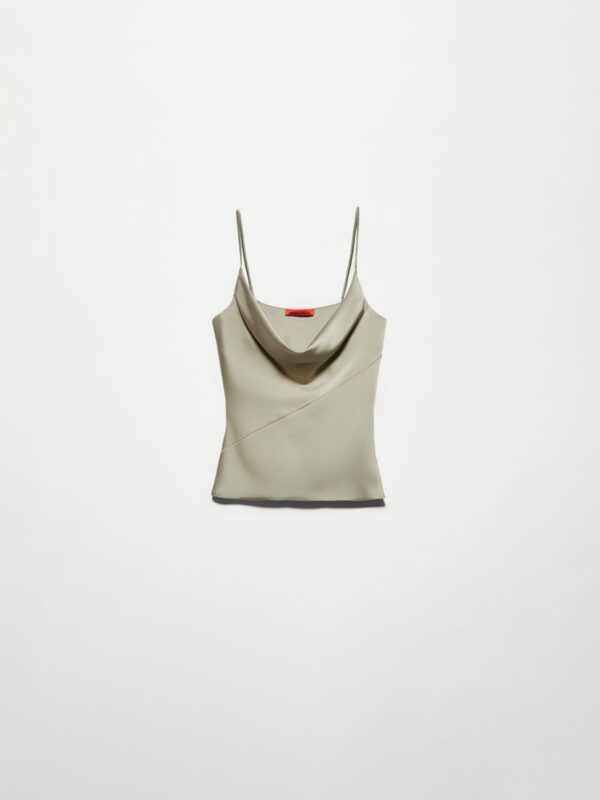 Draped satin top - Slika 5