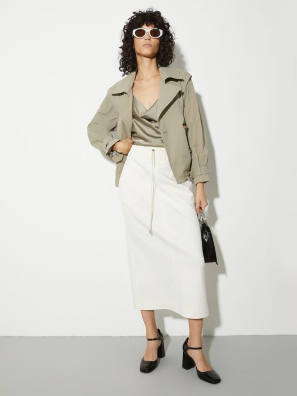 Draped satin top - Slika 4