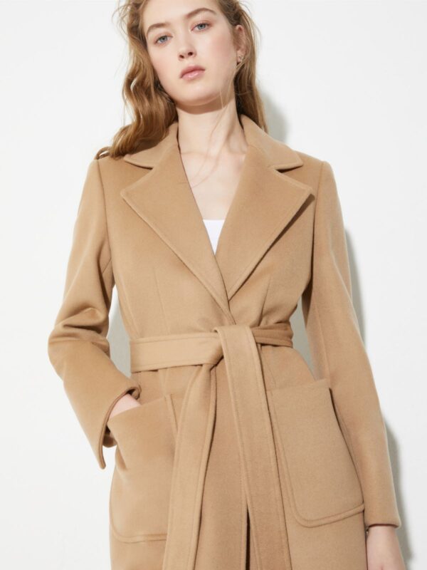 Runaway coat in drap 7 Runaway coat in drap - Slika 3
