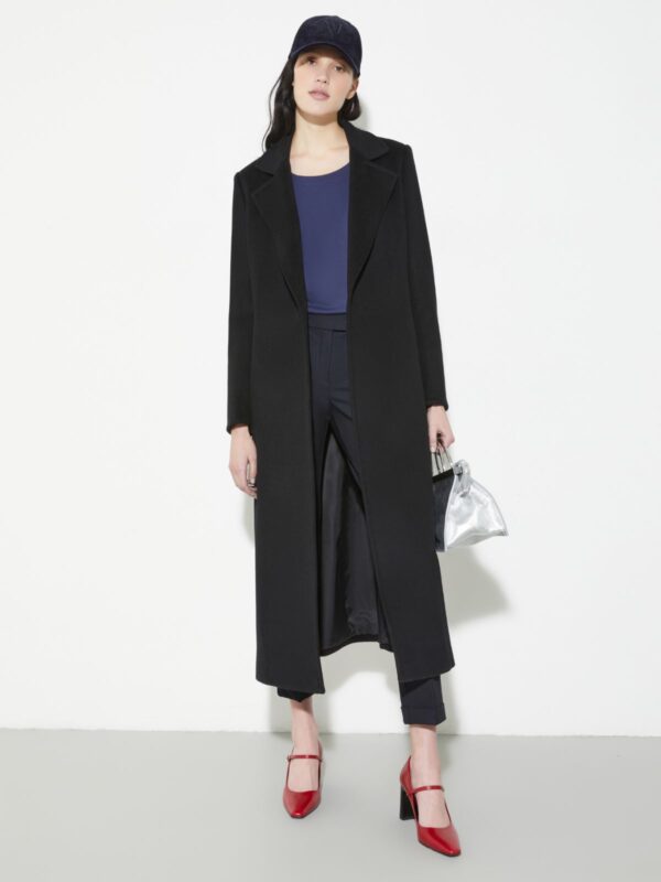 Longrun coat in drap - Slika 4