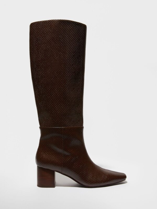 Slim-fit block-heel boots - Slika 2