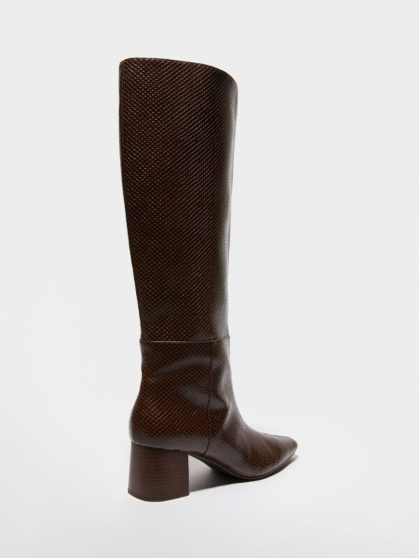 Slim-fit block-heel boots - Slika 3