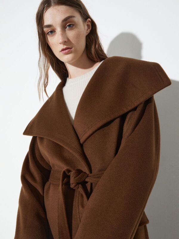 Wool and cashmere coat - Slika 3