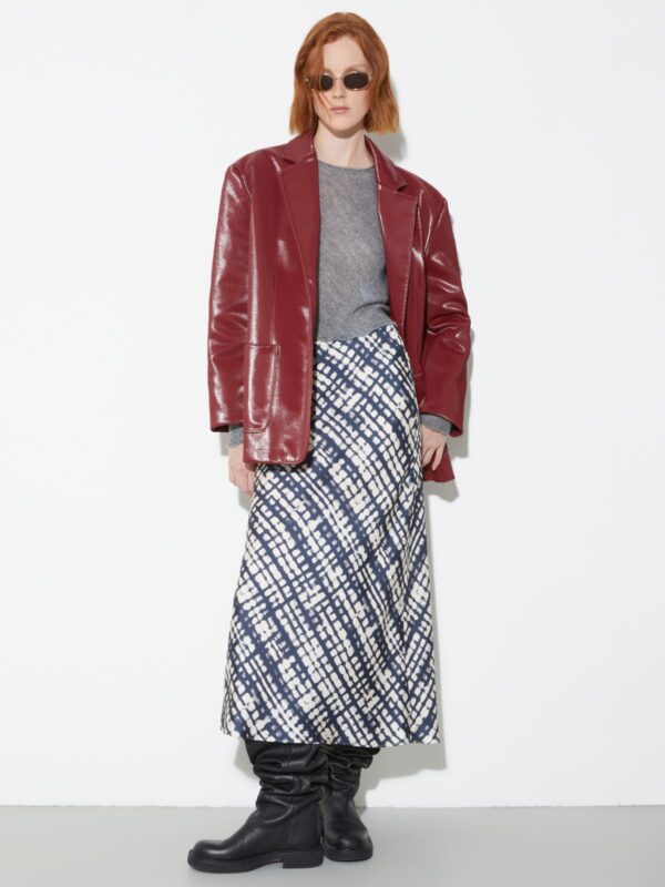 Oversized patent blazer - Slika 4