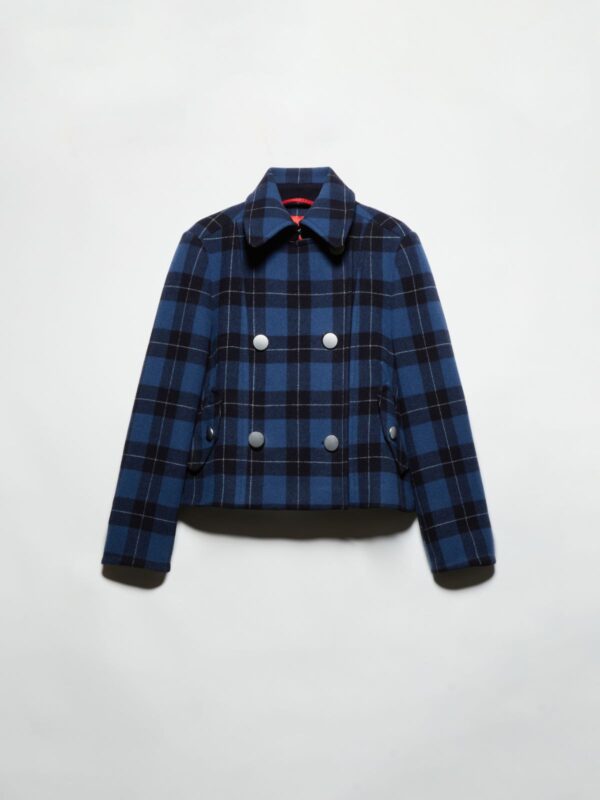 Double-woven wool pea coat - Slika 5