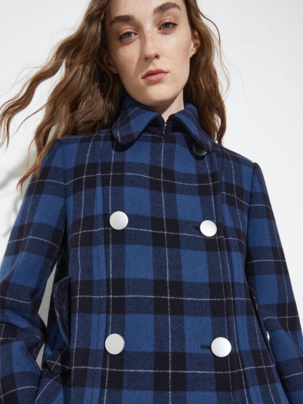 Double-woven wool pea coat - Slika 3