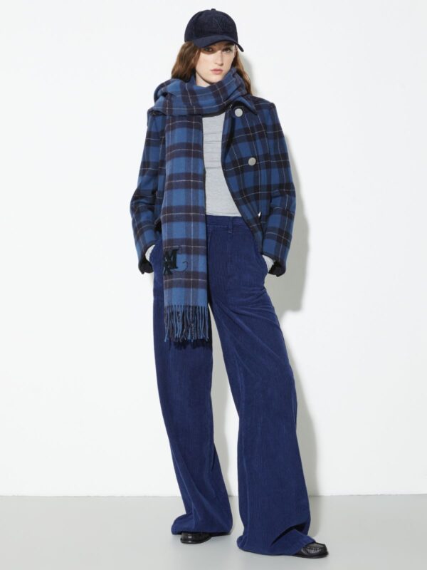 Double-woven wool pea coat - Slika 4