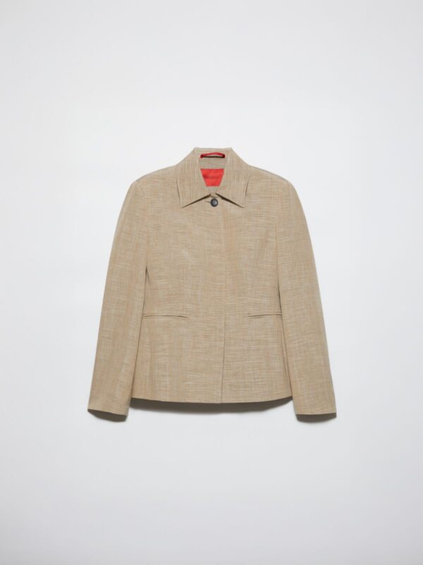 Slim-fit slubby grisaille jacket - Slika 5