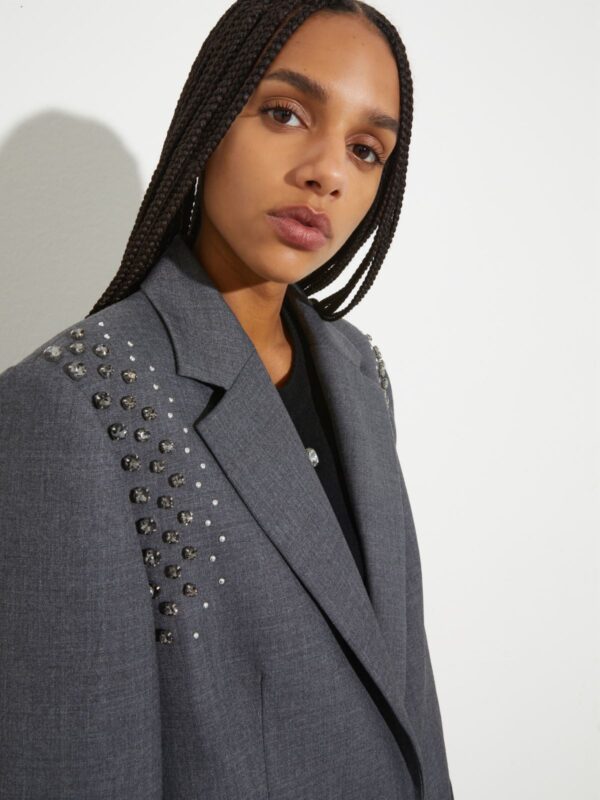 Rhinestone grisaille blazer 7 Rhinestone grisaille blazer - Slika 3