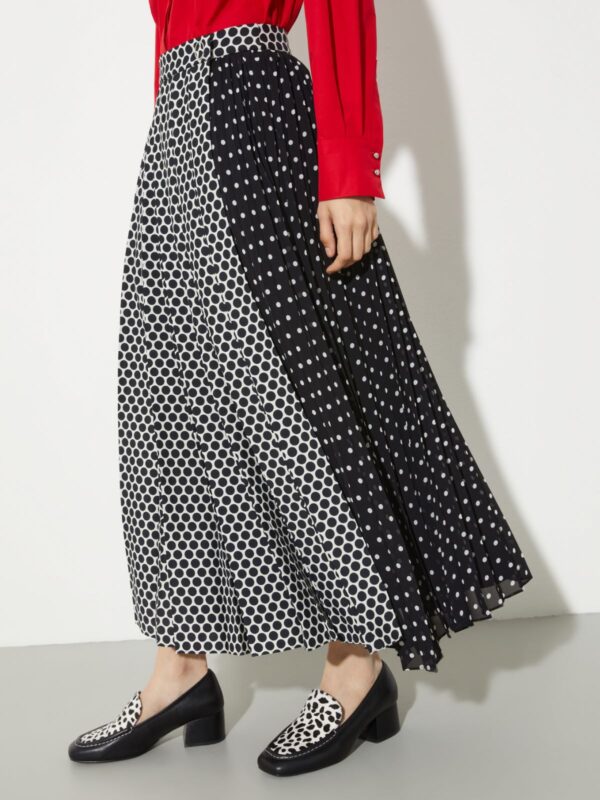 Pleated polka-dot wrap skirt 11 Pleated polka-dot wrap skirt - Slika 6