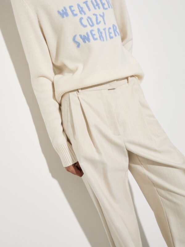 Undyed gabardine trousers 8 Undyed gabardine trousers - Slika 3