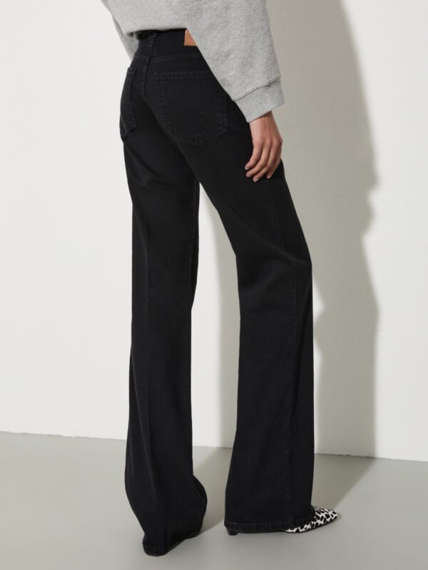Bootcut black denim jeans - Slika 2