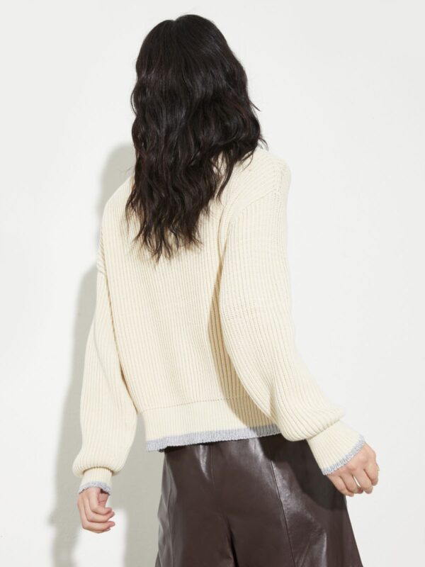 Fisherman’s rib knitted jacket - Slika 2