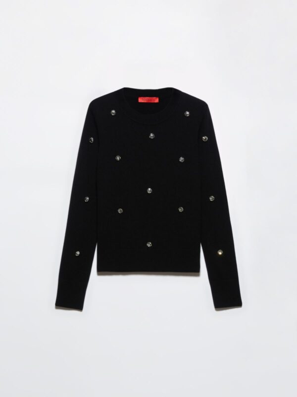 Rhinestone-embroidered jumper 9 Rhinestone-embroidered jumper - Slika 5