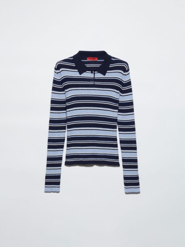 Striped polo-neck jumper 9 Striped polo-neck jumper - Slika 5