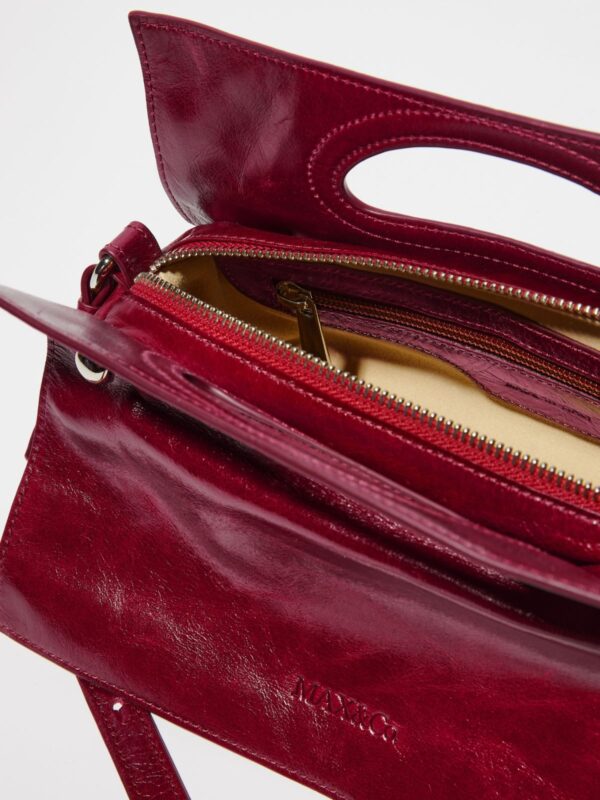Bookbag glossy-leather bag - Slika 4
