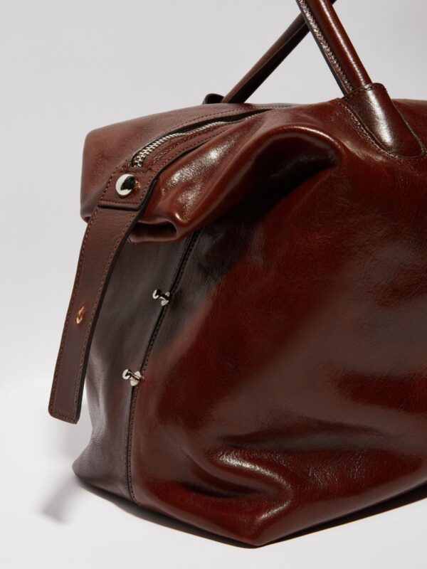 Shiny leather tote bag 8 Shiny leather tote bag - Slika 3